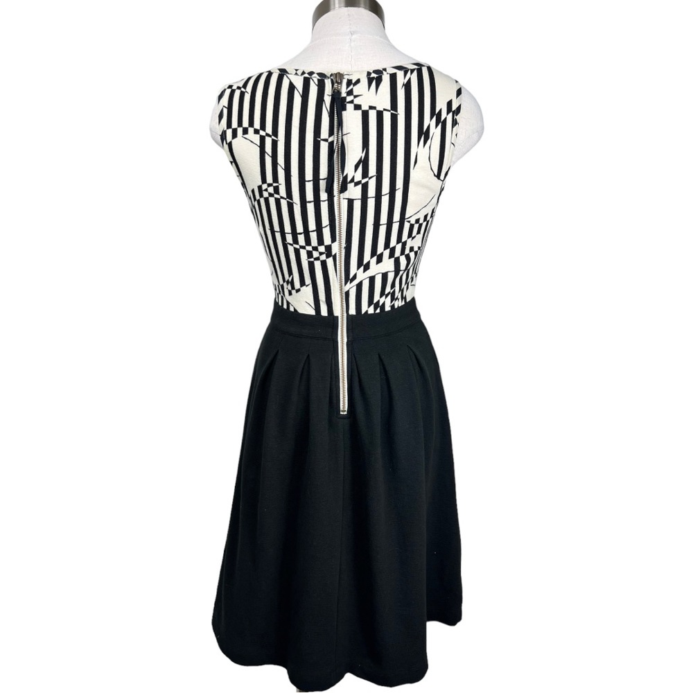Anthropologie Postmark Voksoper Black & White Dress Size 4 - Picture 3 of 9